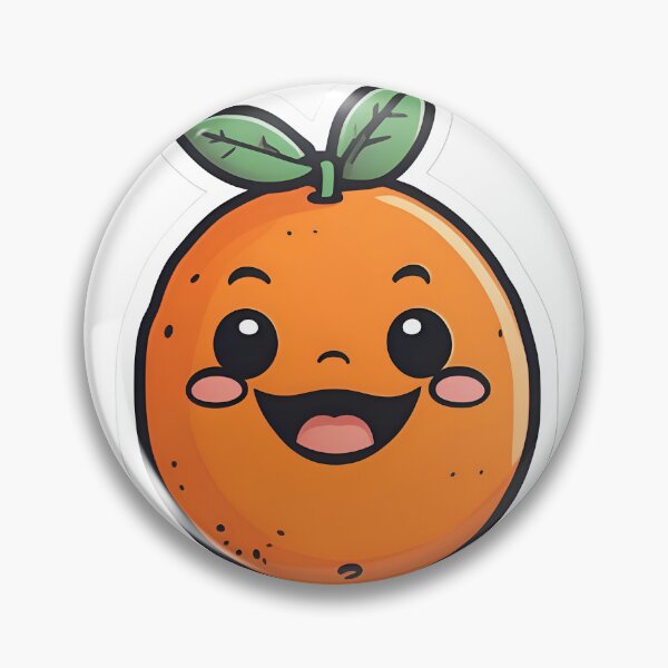 Item preview, Cute Orange Ai Generated Sticker designed and sold by My Artprintz.