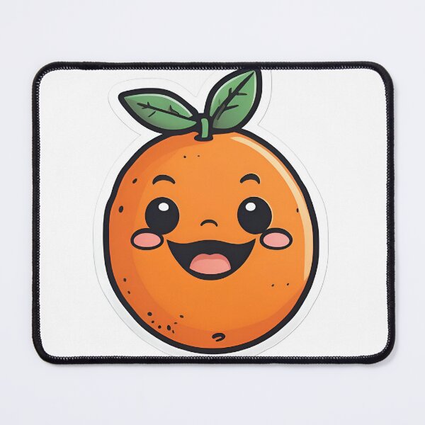 Item preview, Cute Orange Ai Generated Sticker designed and sold by My Artprintz.
