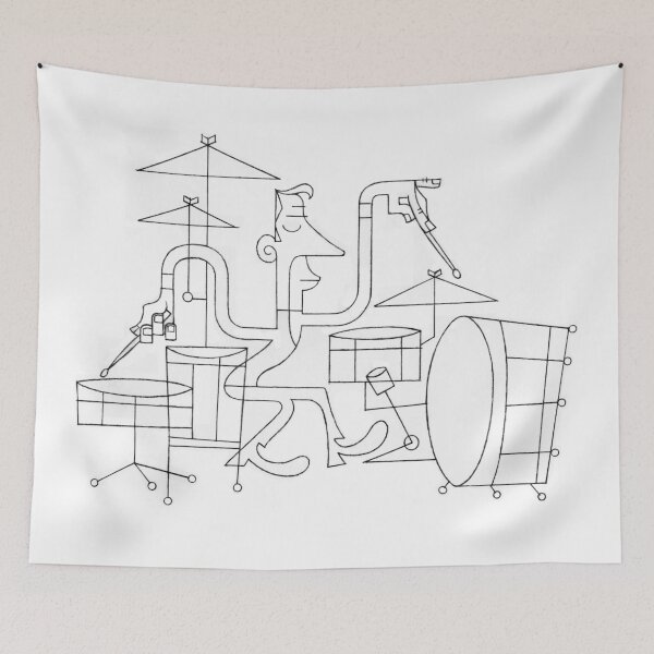 Item preview, Funky Drummer designed and sold by BANDOFSCRIBBLE Hollywood.