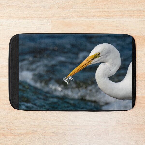 Item preview, Great egret and his catch of 5 designed and sold by Ozjanette90.