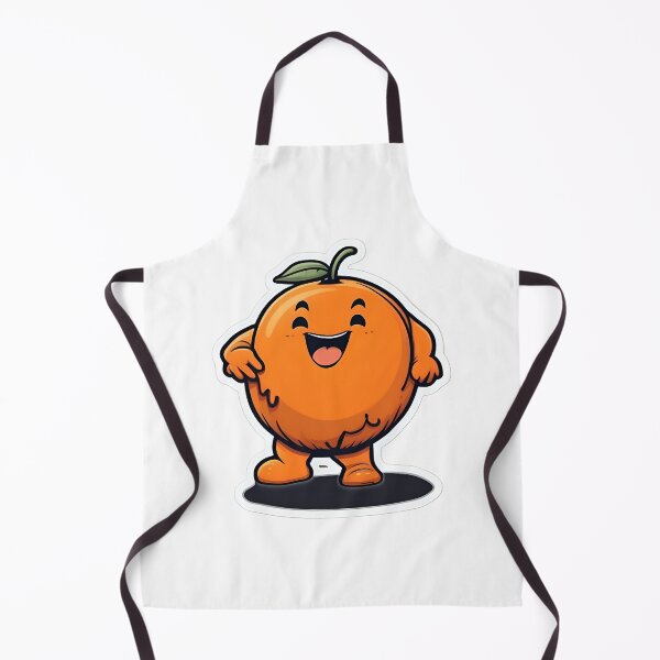 Item preview, Cute Chubby Orange Ai Generated Sticker designed and sold by My Artprintz.