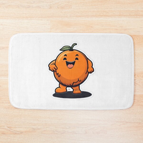 Item preview, Cute Chubby Orange Ai Generated Sticker designed and sold by My Artprintz.