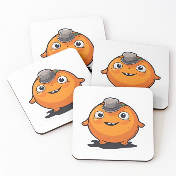 Item preview, Ai Generated Cute Orange Sticker designed and sold by My Artprintz.