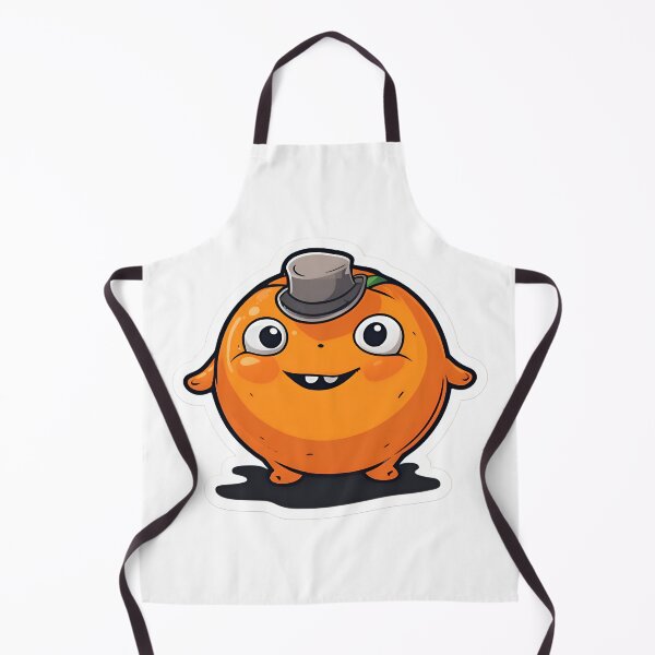 Item preview, Ai Generated Cute Orange Sticker designed and sold by NikoVerse Studio.