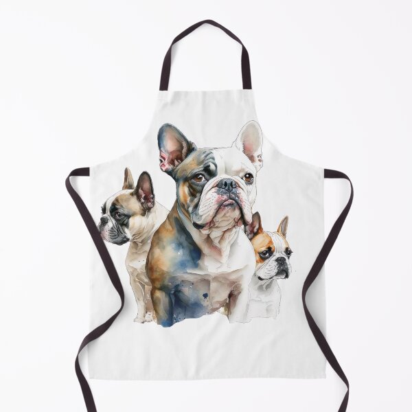 Item preview, French Bulldogs in Watercolor designed and sold by GoatAndCamel.