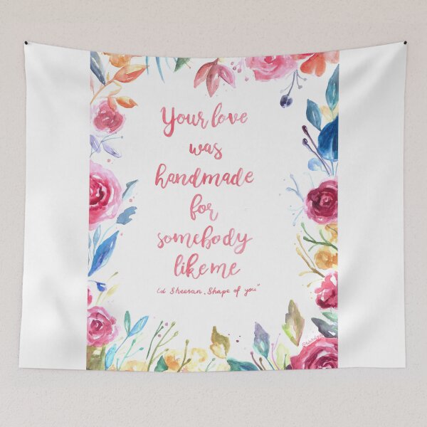 Item preview, Floral Lyrics designed and sold by WaterLyrics.