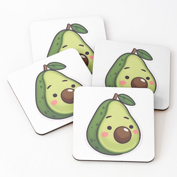 Item preview, Ai Generated Kawaii Avocado Sticker designed and sold by My Artprintz.