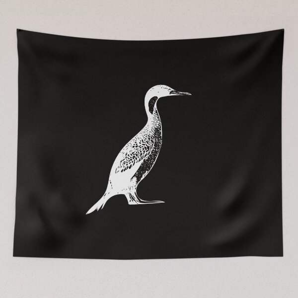 Item preview, Red Legged Cormorant White Design  designed and sold by designsasstultd.