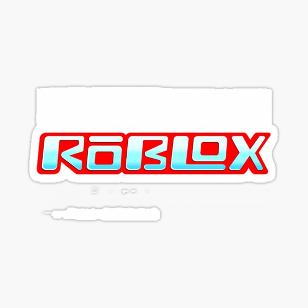 White Roblox Logo Sticker for Sale by NineSvn