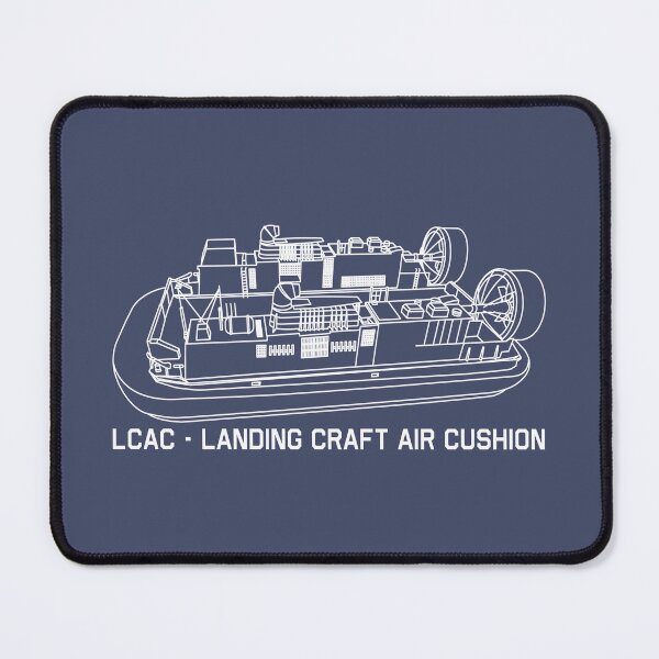 Item preview, Landing Craft Air Cushion LCAC Hovercraft Blueprint Schematic Gift designed and sold by MilitaryMart.