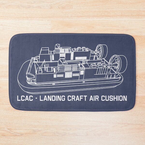 Item preview, Landing Craft Air Cushion LCAC Hovercraft Blueprint Schematic Gift designed and sold by MilitaryMart.