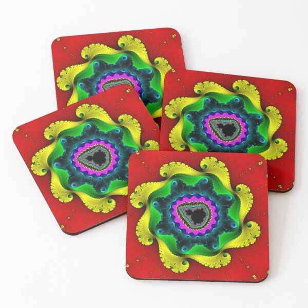 Item preview, Yellow and Green Mandelbrot Flower designed and sold by MultipliedJoy.