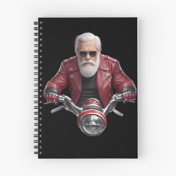 Item preview, Motorcyclist rider with red leather jacket designed and sold by Carlos Gudino.