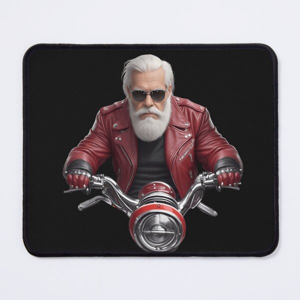 Item preview, Motorcyclist rider with red leather jacket designed and sold by Carlos Gudino.