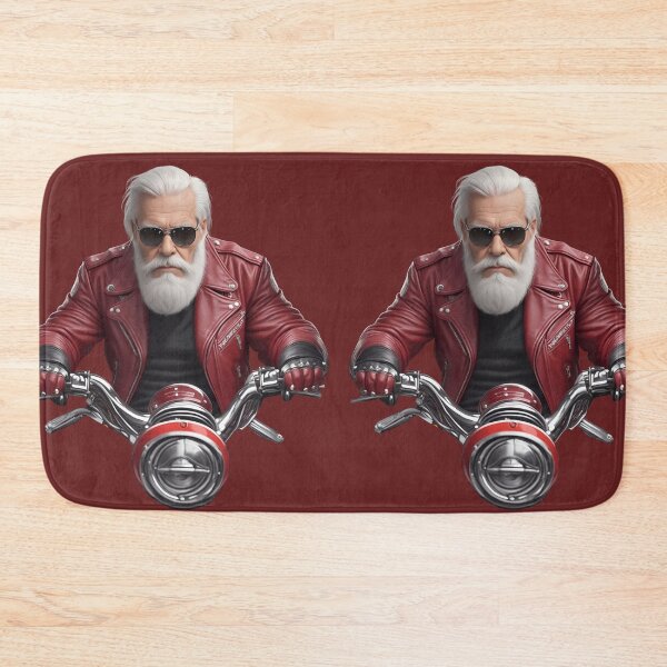 Item preview, Motorcyclist rider with red leather jacket designed and sold by Carlos Gudino.