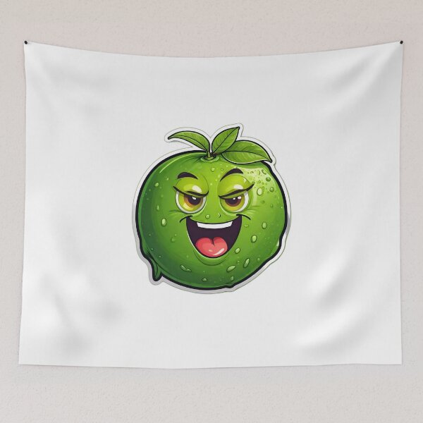 Item preview, Ai Generated Funny Lime Sticker Anime Style designed and sold by NikoVerse Studio.