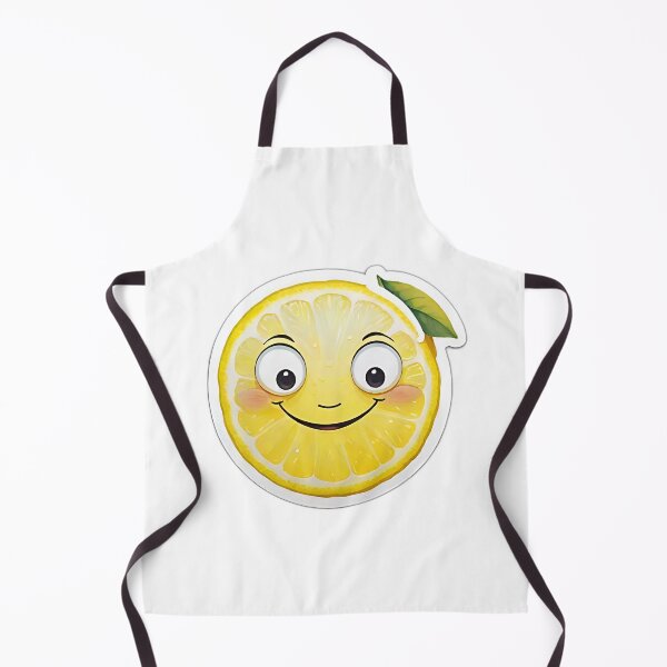 Item preview, Ai Generated Cute Lemon Sticker designed and sold by My Artprintz.