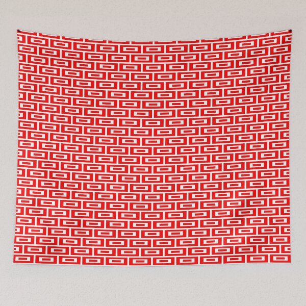 Item preview,  ZERO. TILED RECTANGLE PATTERN. RED. designed and sold by 5hertz.