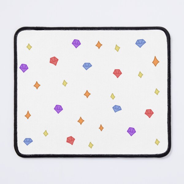Item preview, Gems and Sparkles (WHITE) Bejeweled designed and sold by Rachel Grace Sews.