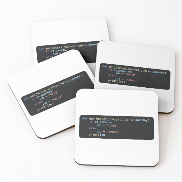 Item preview, Debug by day, EBUG by night - Python Version designed and sold by TheWinColumn.