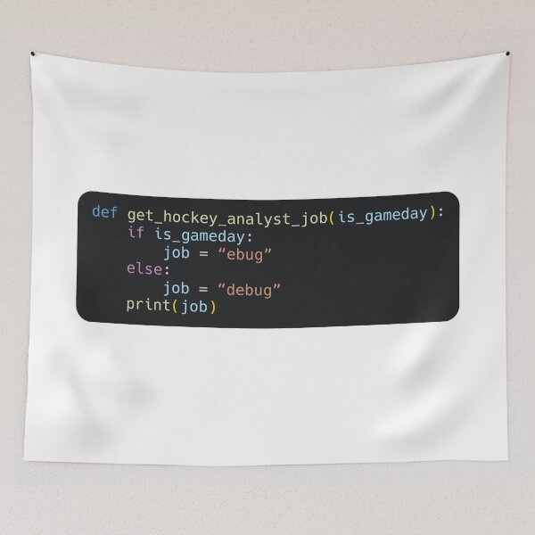 Item preview, Debug by day, EBUG by night - Python Version designed and sold by TheWinColumn.