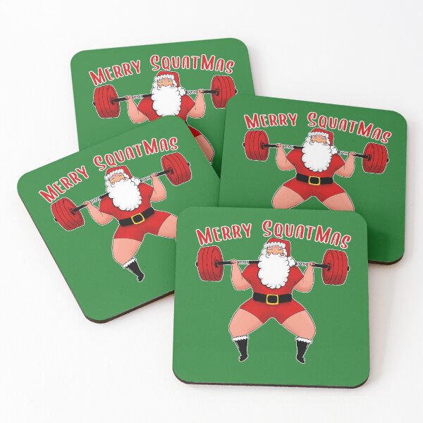 Item preview, Powerlifting Santa Squat Merry SquatMas designed and sold by SusanaDesigns.