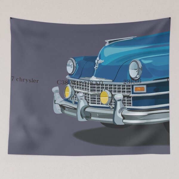 Item preview, Vintage Automobiles Classic Cars Blue designed and sold by luhihi.