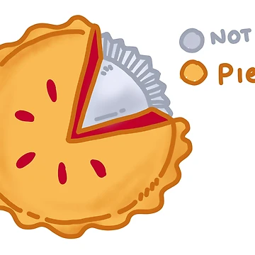 Artwork thumbnail, PIE CHART by Childish by Design