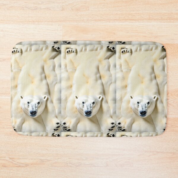 Item preview, POLAR BEAR PELT SKIN HIDE TAXIDERMY PRINT~ Wild Arctic Animal Lover~Birthday Gift~Party Favor designed and sold by Spinning Plates 360.
