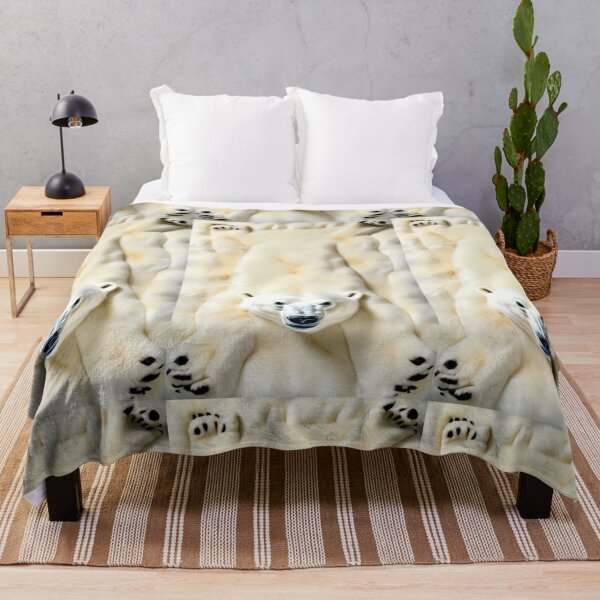 Item preview, POLAR BEAR PELT SKIN HIDE TAXIDERMY PRINT~ Wild Arctic Animal Lover~Birthday Gift~Party Favor designed and sold by Spinning Plates 360.