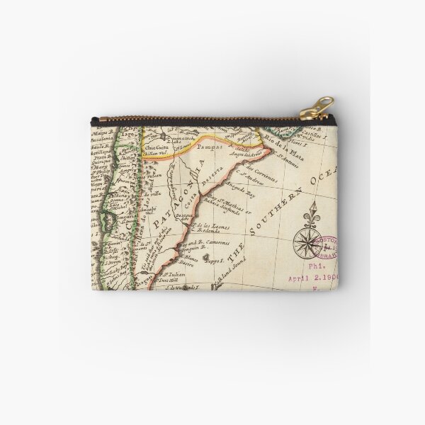 Item preview, Vintage Map of Chile and Argentina (1732) designed and sold by BravuraMedia.