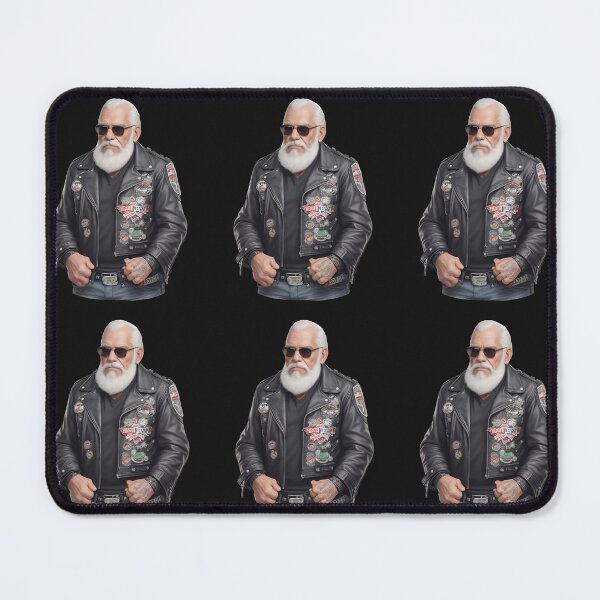 Item preview, old motorcyclist rider in pattern youth fashion designed and sold by Carlos Gudino.