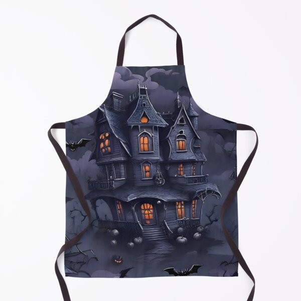 Item preview, Haunted House with Bats and Spiderwebs designed and sold by Best-Art-32.