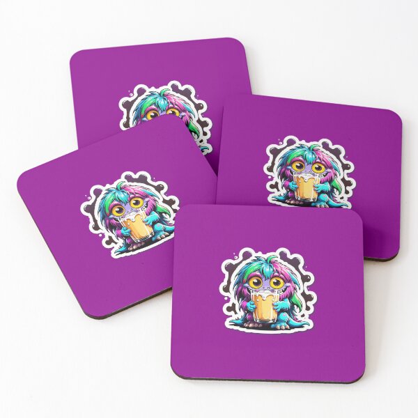 Item preview, Beer-funny colorful monster designed and sold by digistampdesign.