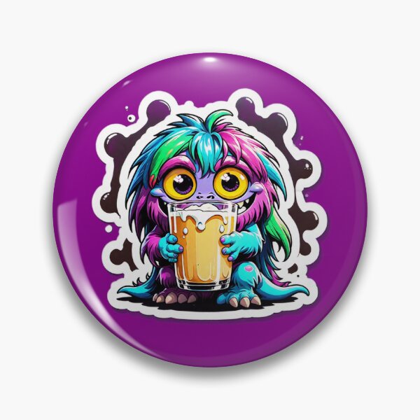 Item preview, Beer-funny colorful monster designed and sold by digistampdesign.