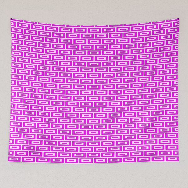 Item preview, ZERO. TILED RECTANGLE PATTERN. PINK. designed and sold by 5hertz.