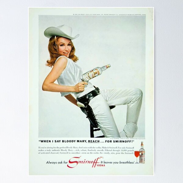 Item preview, Smirnoff Vintage Ad Campaign designed and sold by Vintage Dorm.