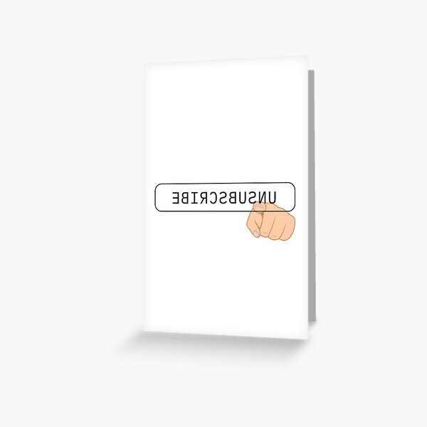 Item preview, Unsubscribe  designed and sold by Eggroll the Cat.