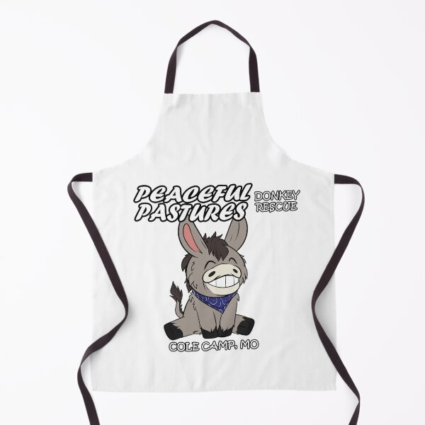 Item preview, Peaceful Pastures Donkey Rescue Donkey Logo designed and sold by Ppdr.