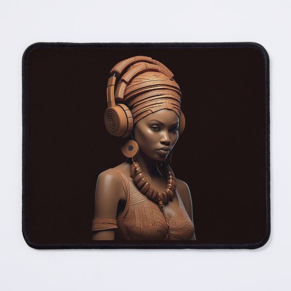 Item preview, Tribal woman wooden portrait. by Mill2023 designed and sold by Mill2023.