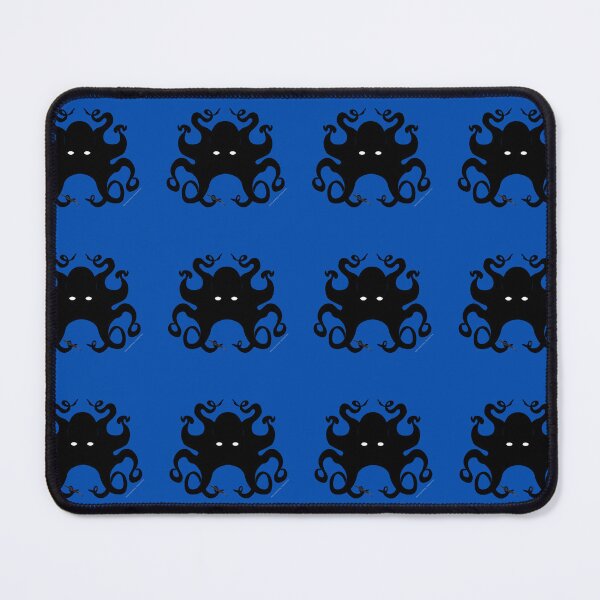 Item preview, Black Octopus Blue Background designed and sold by Robinknabel.