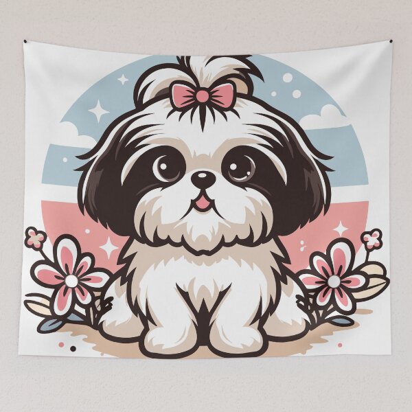 Item preview, Shih Tzu Serenade: Unleash Joy With Irresistible Canine Charm designed and sold by Sandydesign.