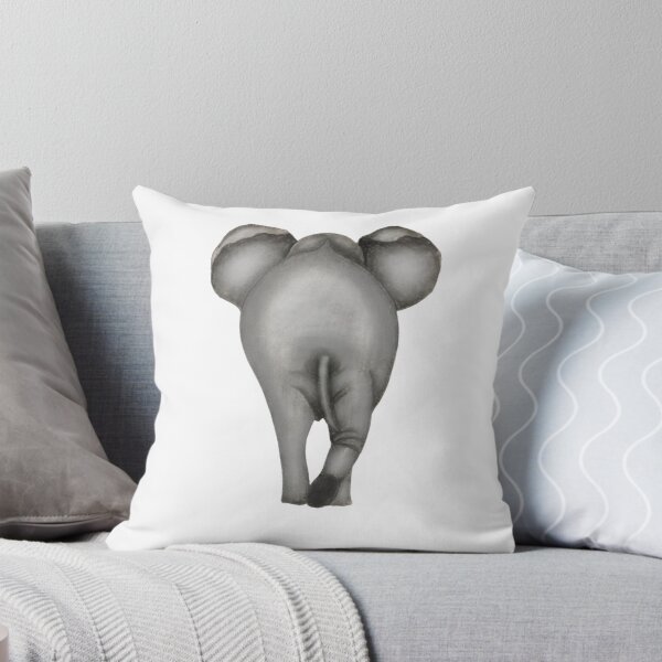 Item preview, Elephant Derriere Drawing designed and sold by ArtAndBliss.