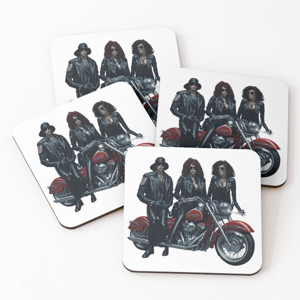 Item preview, Motorcyclist rider group on classic motorcycle designed and sold by Carlos Gudino.