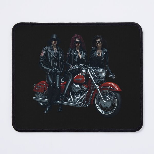 Item preview, Motorcyclist rider group on classic motorcycle designed and sold by Carlos Gudino.