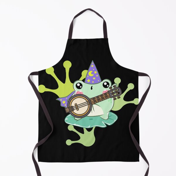 Item preview, kawaii frog playing banjo designed and sold by sonizma.