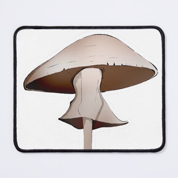 Item preview, Destroying angel, toadstool, illustration designed and sold by EarlyDeadFish.