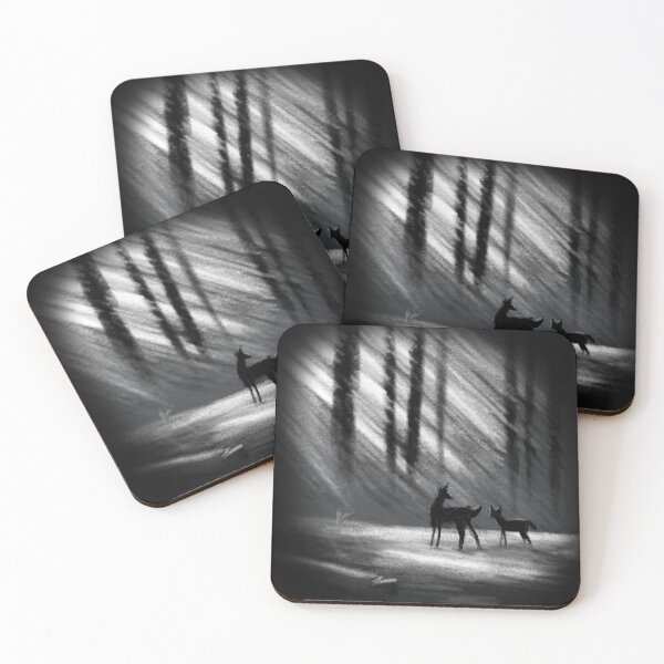 Item preview, Charcoal Deer in the Woods designed and sold by Charcoalart.