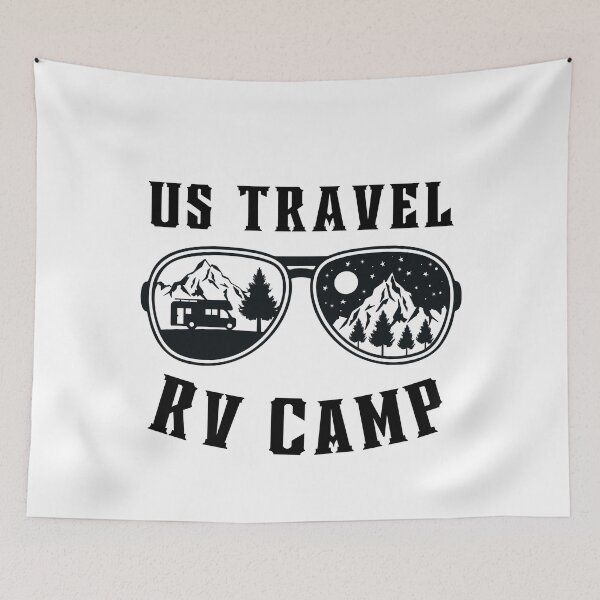 Item preview, Us Travel Rv Camp designed and sold by ArtisShops.