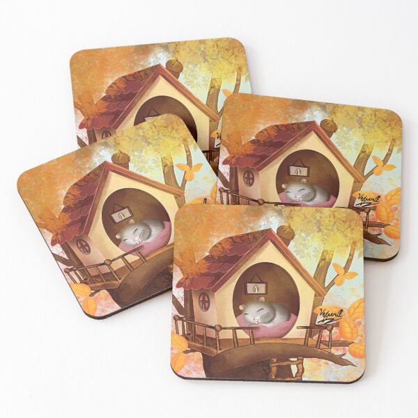 Item preview, Hamster asleep at the smell of autumn designed and sold by Vaquarell.